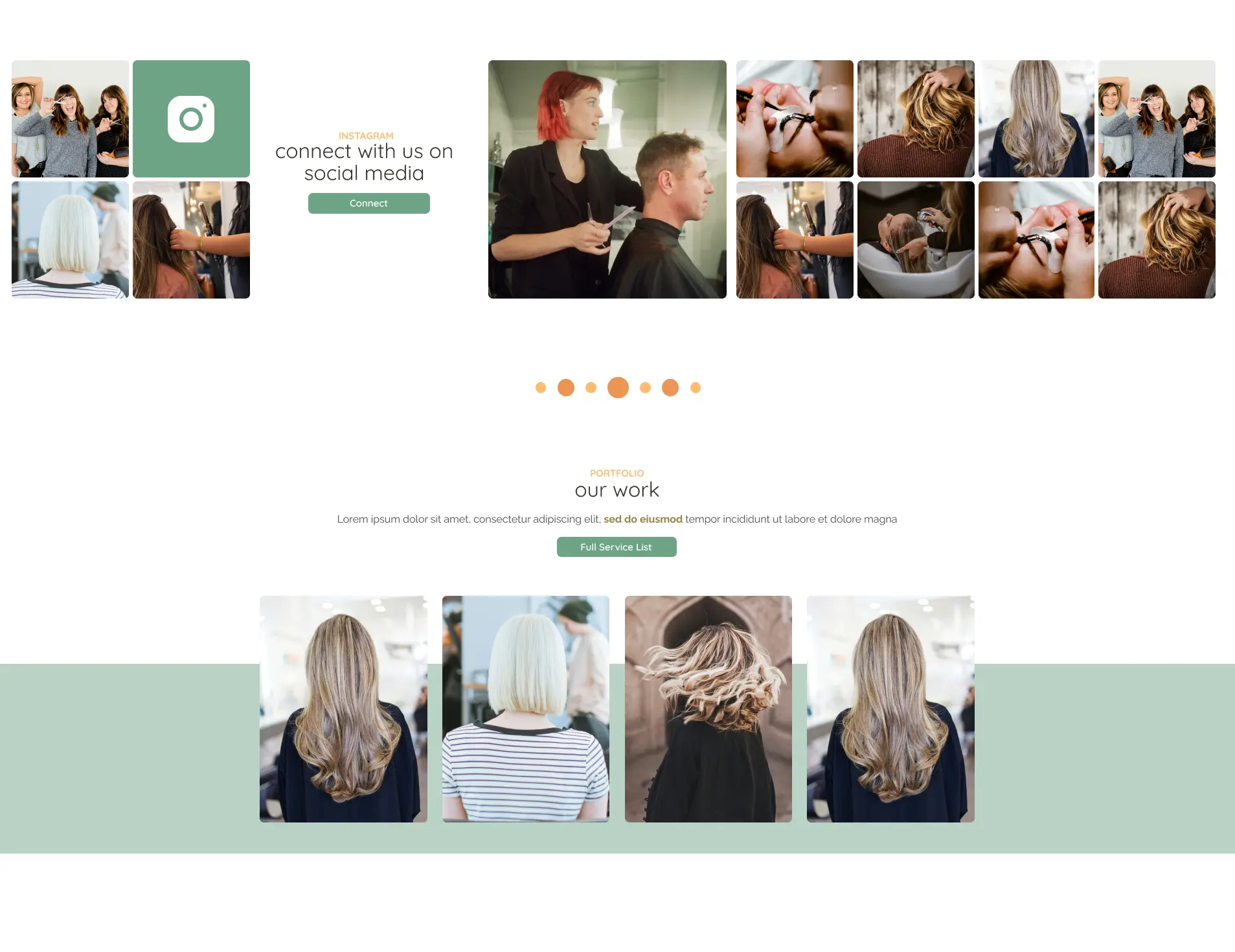 website design for instagram integration